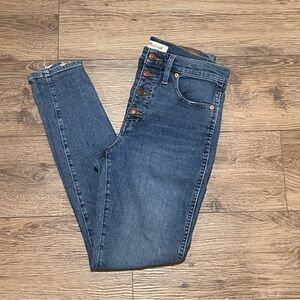 MADEWELL Women’s 10” High Rise Skinny Skinny Jeans size 28